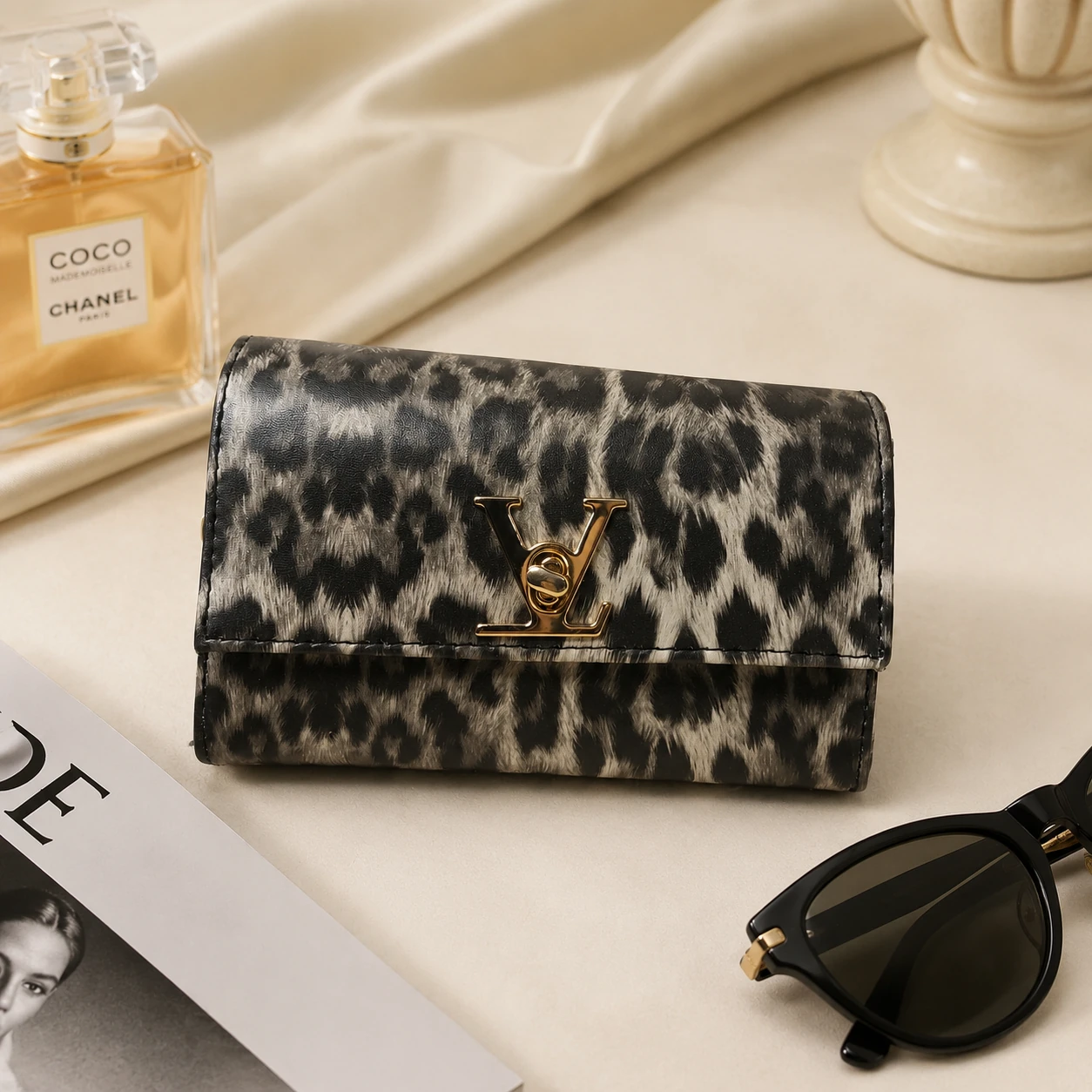 مجلسی زنانه مدل پلنگی (Animal Print) a103