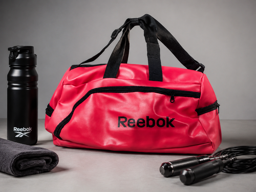 ساک ورزشی چرم شمعی و پارچه ای Reebok